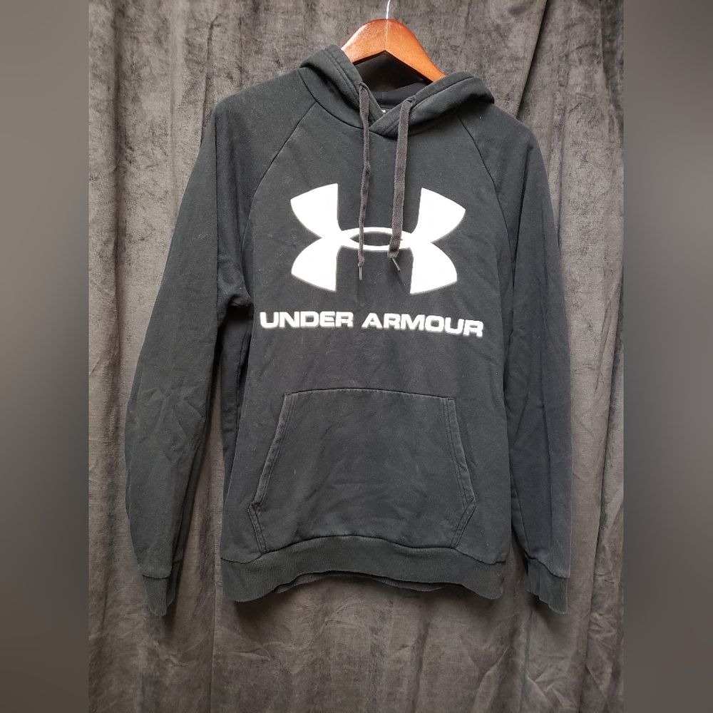 Under Armour Sz Large Black Hoodie Pre-Loved Excellent Condition